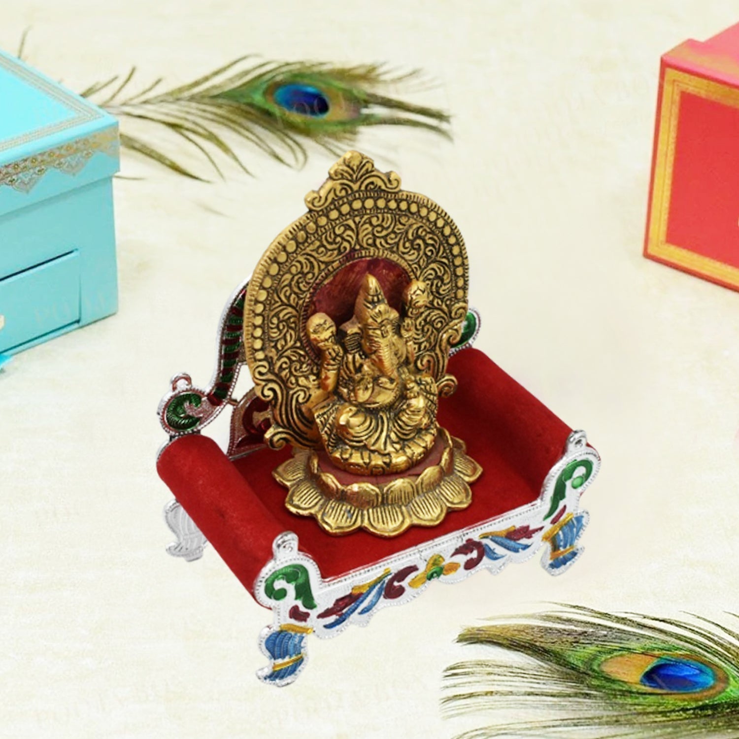 Big Singhasan for placing god's idols in home or office. Big Singhasan for placing god's idols in home or office.